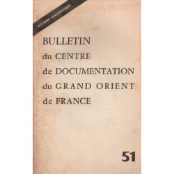Bulletin du Centre de Documentation du Grand Orient de France n° 51