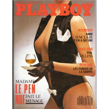 Playboy N° 23 Pierrette Le Pen fait le ménage