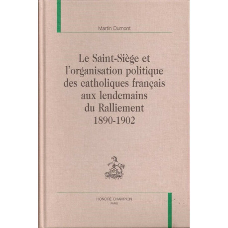 Le Saint-Siège et l'organisation politique des catholiques...