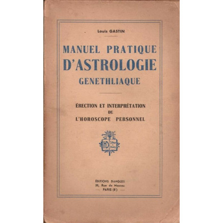 Manuel d'astrologie généthliaque