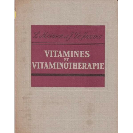Vitamines et vitaminothérapie