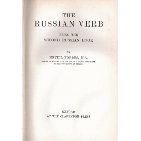 The Russian Verb