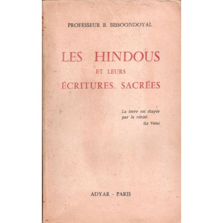 Les Hindous et leurs écritures sacrées