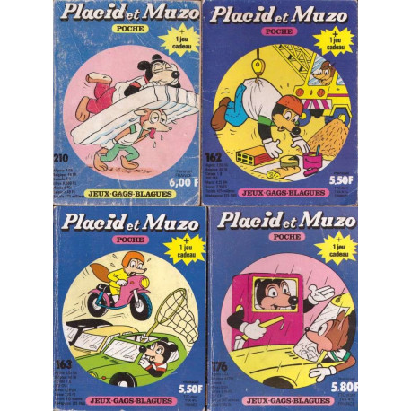 Placid et Muzo poche - N° 162 163 176 210