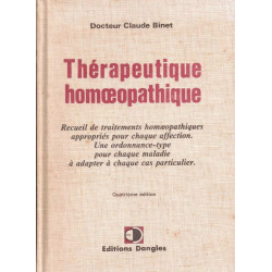 Thérapeutique homoepathique