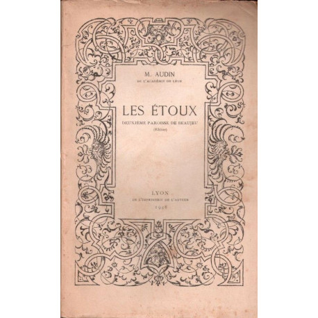Les étoux - deuxième paroisse de Beaujeu