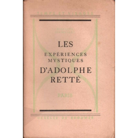 Les expériences mystiques d'Adolphe Retté
