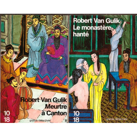3 livres Meurtre à Canton - le monastère hanté - l'énigme du...