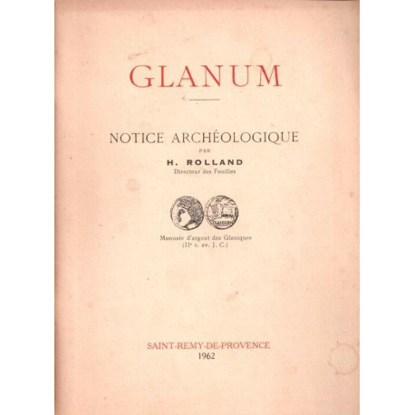 Glanum notice archéologique