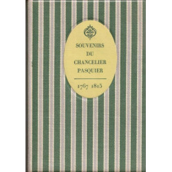 Souvenirs du chancelier Pasquier - 1767 - 1815 introduction et...