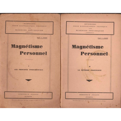 Magnetisme personnel 1 et 2