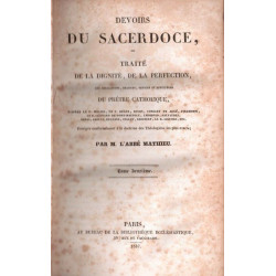 Devoirs du sacerdoce par mathieu vol 2 1837