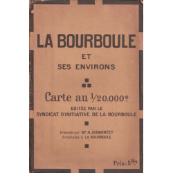La Bourboule et ses environs - carte au 1/20.000e