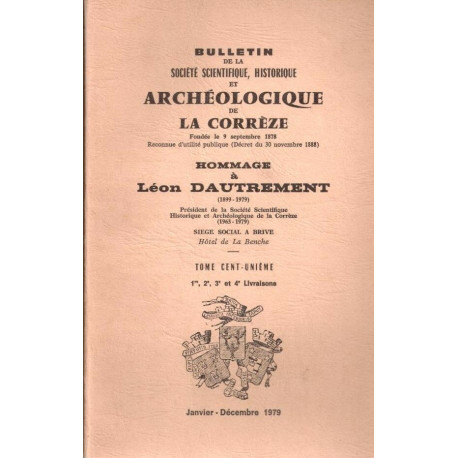Hommage à Léon Dautrement - Bulletin de la Société scientifique...