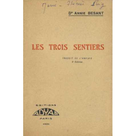 Les trois sentiers