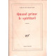 Quand prime le spirituel