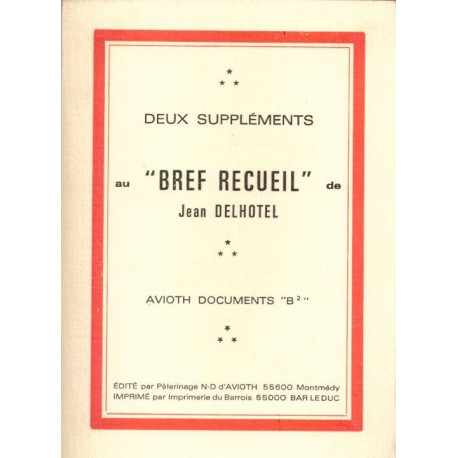 Bref recueil