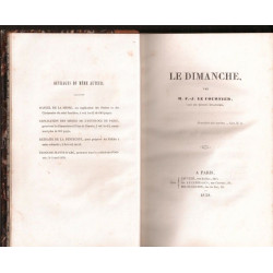 Le dimanche