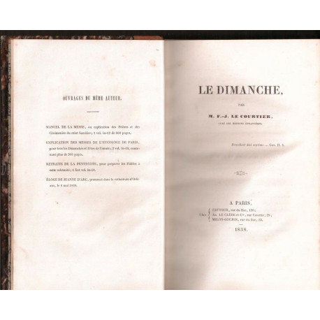 Le dimanche