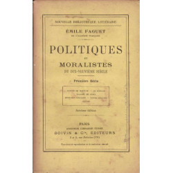 Politiques et moralistes - PREMIERE SERIE