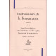 Dictionnaire de la demeurance