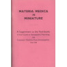 MATERIA MEDICA IN MINIATURE A SUPPLEMENT TO THE TEXT BOOKS A SMALL...