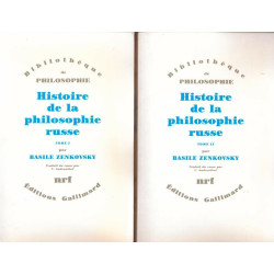 Histoire de la philosophie russe 2 tomes