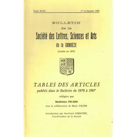 BULLETIN DE LA SOCIÉTÉ DES LETTRES SCIENCES ET ARTS