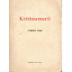 Krishnamurti Paris 1950