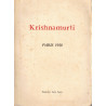 Krishnamurti Paris 1950