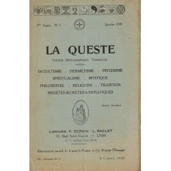 LA QUESTE Premiere annee