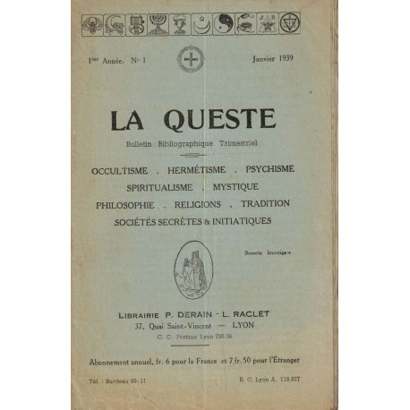 LA QUESTE Premiere annee