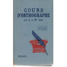 COURS D'ORTHOGRAPHE