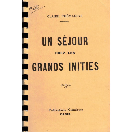 Un Séjour chez les Grands Initiés