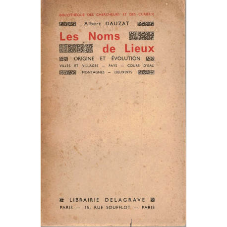 Les Noms de Lieux