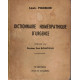 Dictionnaire homéopathique d'urgence
