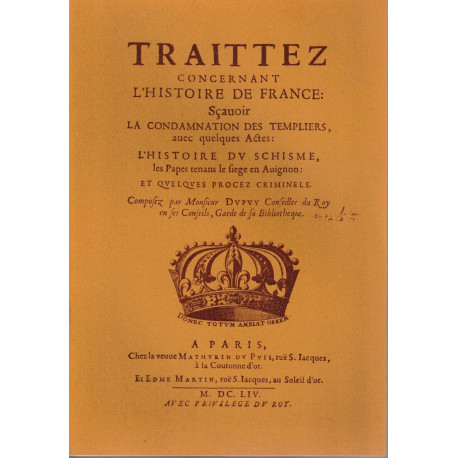 Traitttezconcernant l'histoire de France scavoir la condamnation...