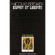 Esprit et liberté