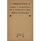 La normalisation des lampes a incandescence