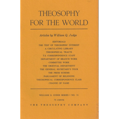 Theosophy for the World