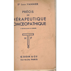 Précis de thérapeutique homoeopathique