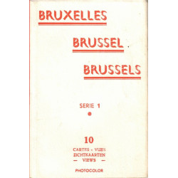 Bruxelles Brussel Brussels serie 1- 10vues