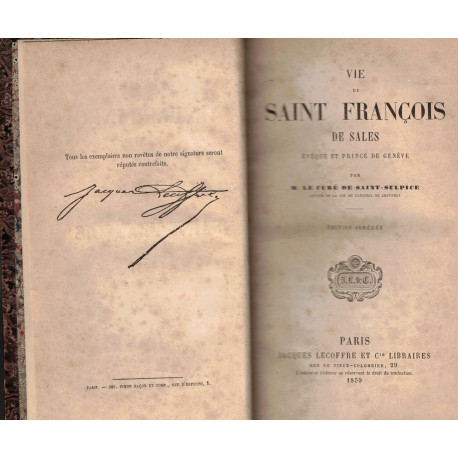 Vie de Saint François de Sales évêque et prince de Genève