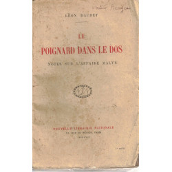 Le poignard dans le dos
