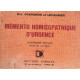 Mémento homœopathique d'urgence