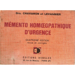 Mémento homœopathique d'urgence