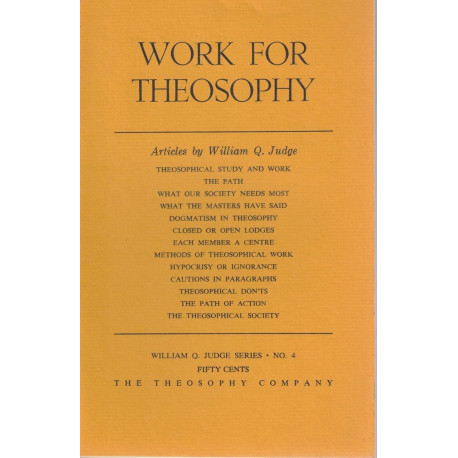 Work for Theosophy