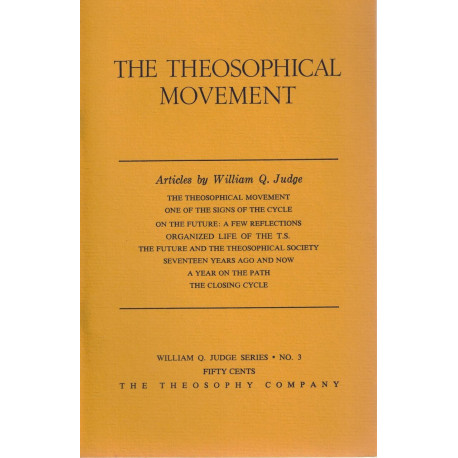 The Theosophical Movement