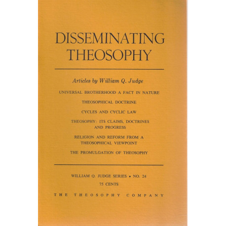Disseminating Theosophy