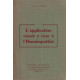 L'application rationnelle et critique de l'Homéopathie